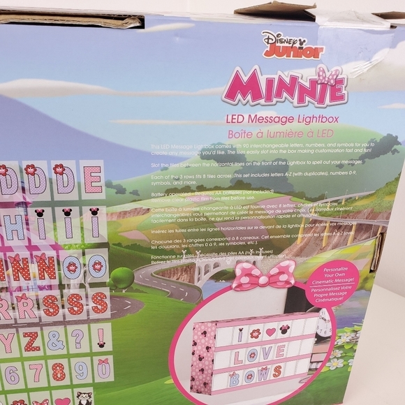 Disney Minnie Junior led message lightbox 90 cards - Picture 12 of 14